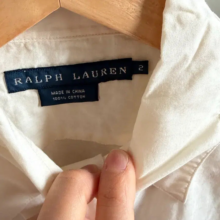 [BUNJANG] Polo Ralph Lauren Ivory Blouse / 폴로 랄프로렌 화이트 블라우스