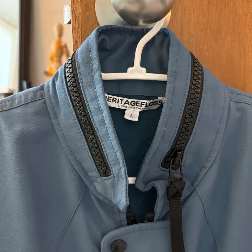 [BUNJANG] Heritagefloss Camera Jacket Blue L / 헤리티지플로스 카메라 자켓 블루 L