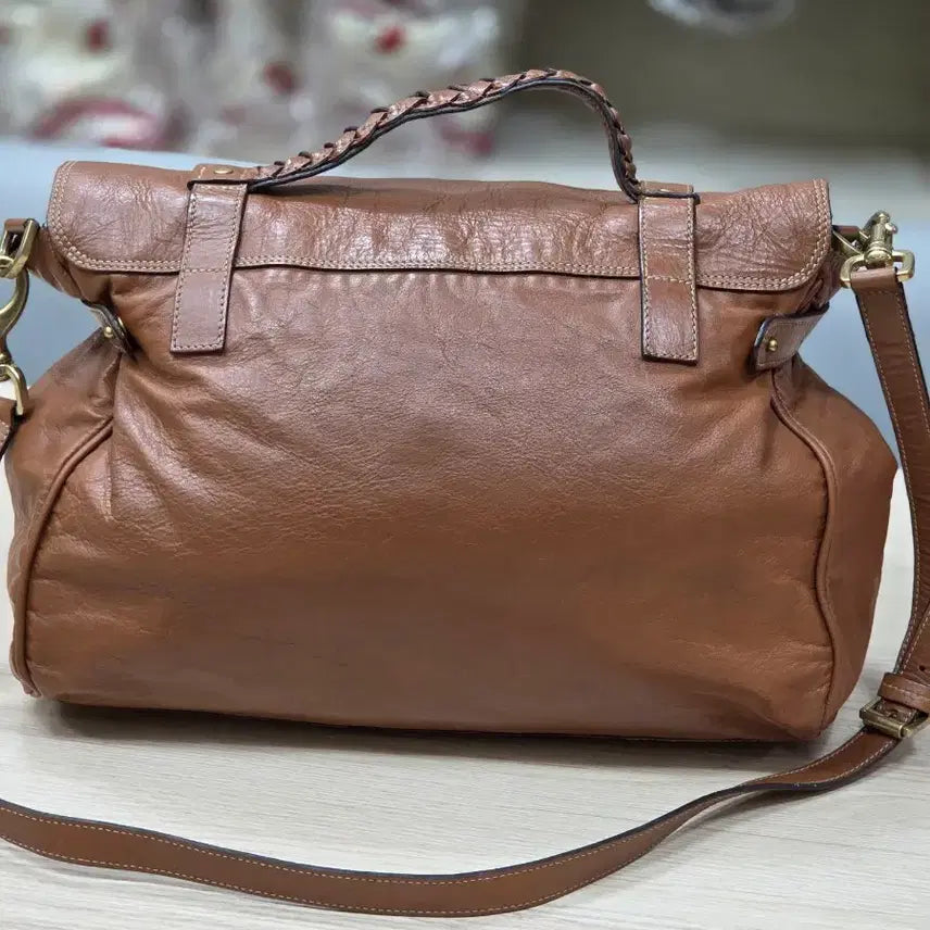 [BUNJANG] Mulberry Alexa Bag Brown Oversized / 정품 멀버리 알렉사 백 브라운 오버사이즈