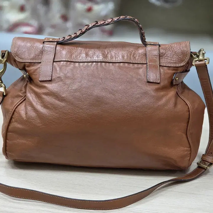 [BUNJANG] Mulberry Alexa Bag Brown Oversized / 정품 멀버리 알렉사 백 브라운 오버사이즈
