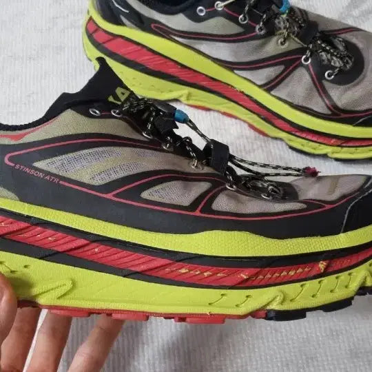 [BUNJANG] Hoka One One Stinson ATR Limeade Red Running Shoes 295 / 호카 오네오네 스틴슨 atr 라임에이드 레드 295