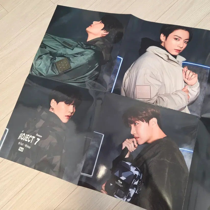 [BUNJANG] BTS FILA Project 7 Poster / 휠라 BTS Project 7 화보 포스터