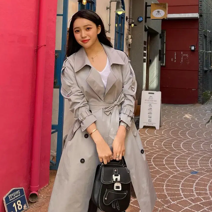 [BUNJANG] Mari Market Trench Coat / 마리마켓 디버클 트렌치코트