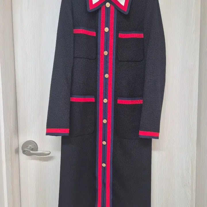 [BUNJANG] MojoSphin Red Accented Dress / 모조에스핀 레드배색 원피스