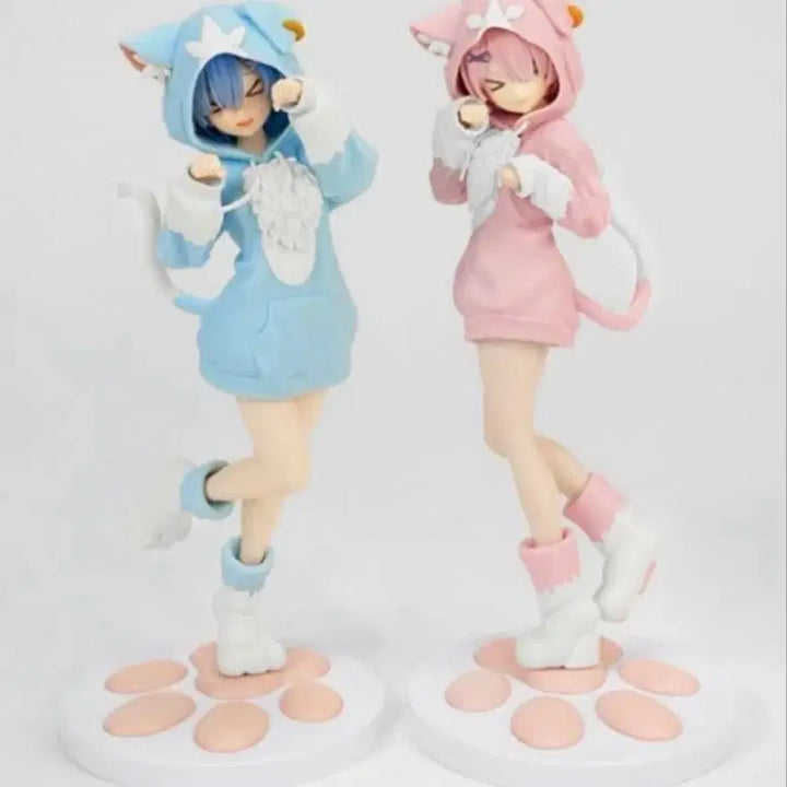 [BUNJANG] Re:ZERO Rem &amp; Ram Mofumofu Pack Limited Edition Figure / (미개봉) 한정판 리제로 모후모후 팩 렘&amp;람 피규어