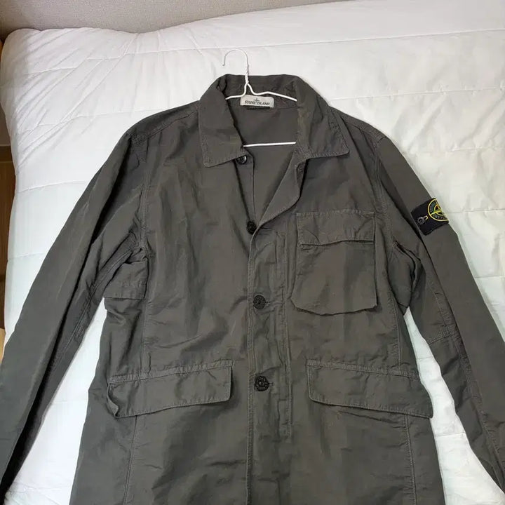 [BUNJANG] Stone Island Tela TC Cotton Jacket Dark Gray L / 스톤아일랜드 텔라 코튼 tc 자켓 다크그레이 L