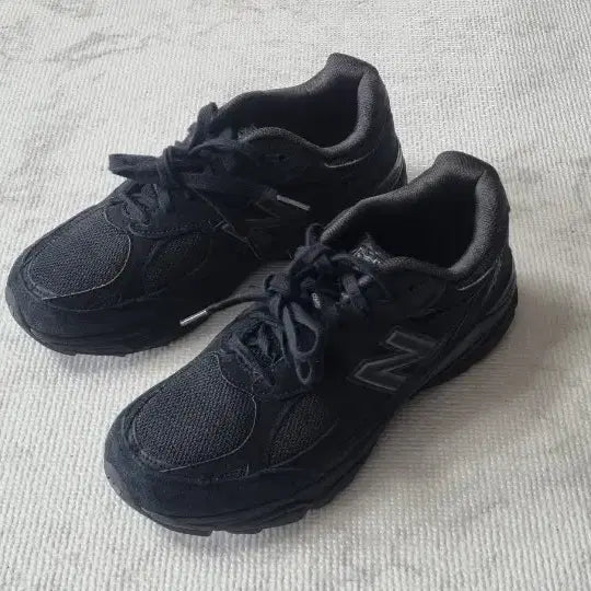 [BUNJANG] New Balance 990v3 Triple Black Sneakers / 뉴발란스 990v3 트리플 블랙 250