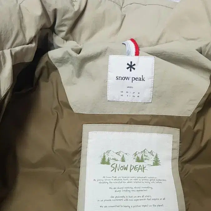 [BUNJANG] Snowpeak Down Padded Jacket / 스노우피크 다운패딩