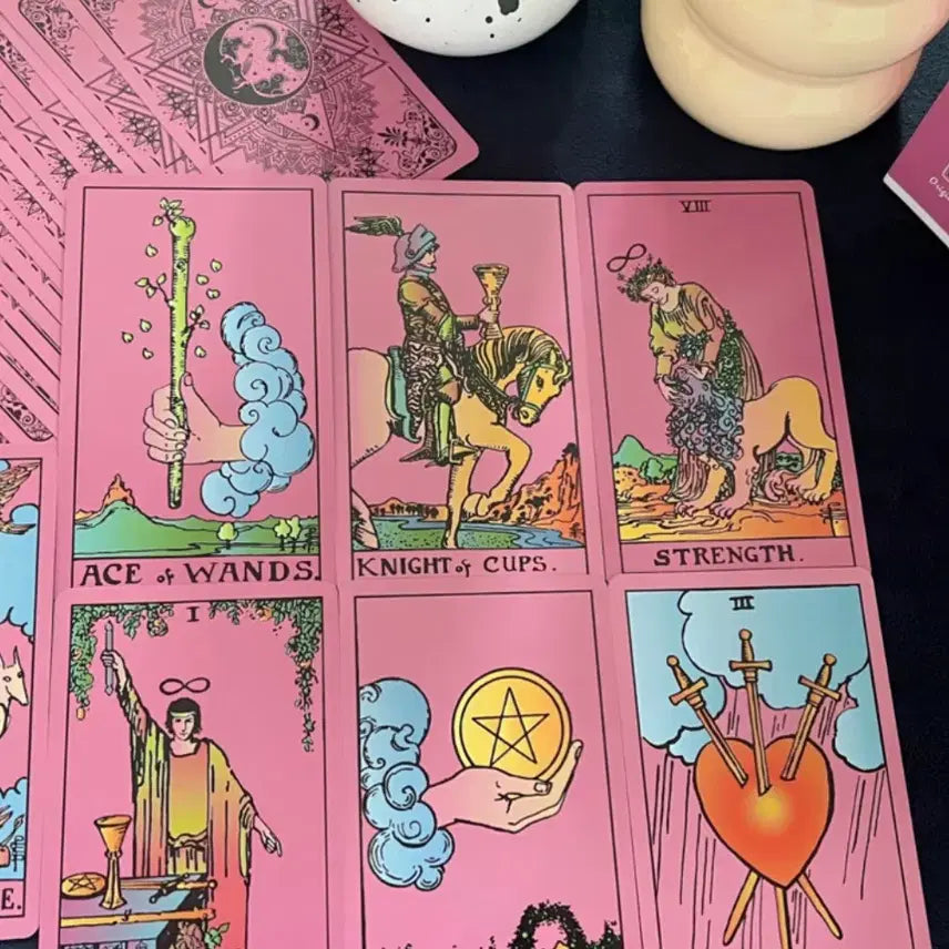 [BUNJANG] Pink Rider Tarot Card / 핑크 라이더 웨이트 타로 카드(정품)