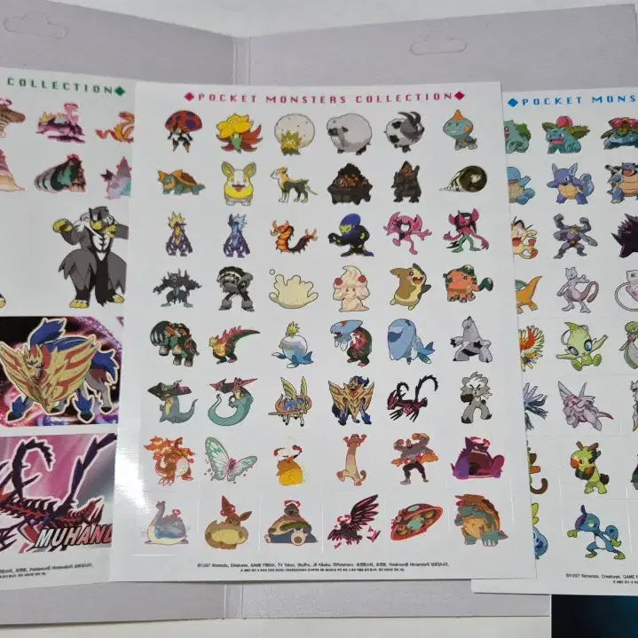[BUNJANG] Pokemon Pokedex Sticker Set / 포켓몬 도감 스티커