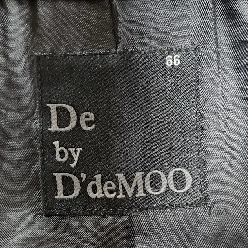 [BUNJANG] D.Demu Leather and Knit Jacket / 디데무가죽배색자켓