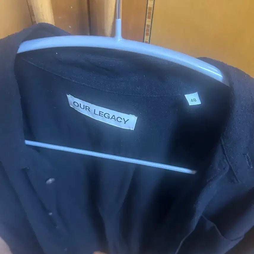 [BUNJANG] Our Legacy Black Silky Shirt / 아워레가시 블랙 실키 셔츠