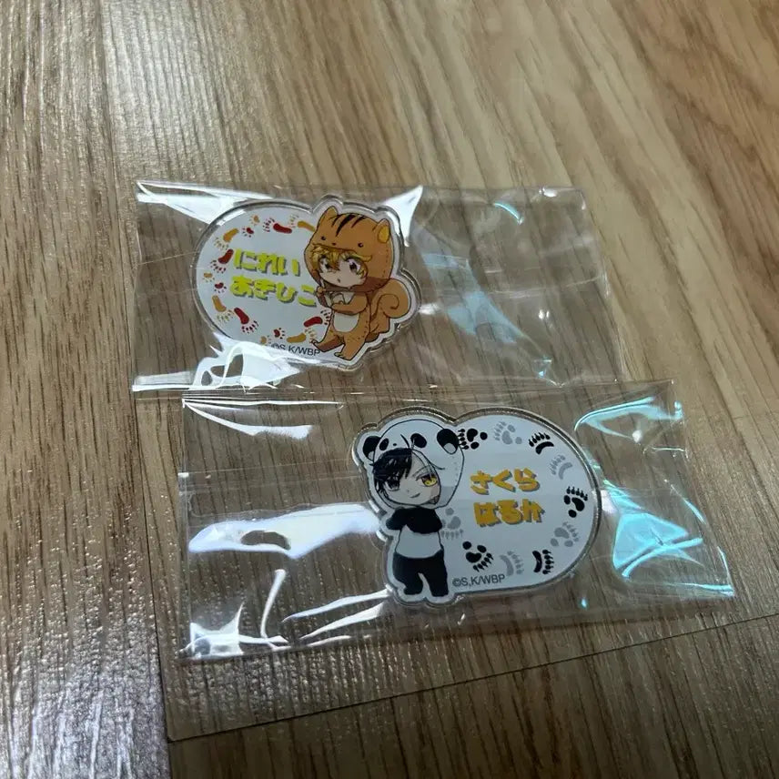 [BUNJANG] Wind Breaker Nirei Sakura Animal Can Badge / 윈브레 윈드브레이커 니레이 사쿠라 한정판 동물 애니멀 캔뱃지