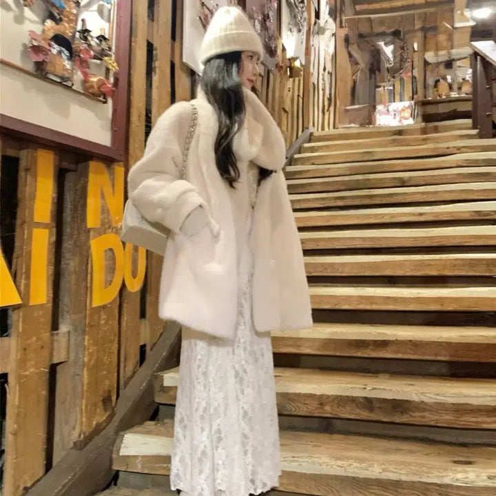 [BUNJANG] 피네 fineh 캐롤 퍼 무스탕 / 피네 fineh 캐롤 퍼 무스탕