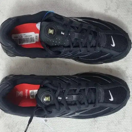 [BUNJANG] Nike Supreme Shox Ride 2 SP Black Sneakers / 나이키 슈프림 샥스 라이드 2 sp 블랙 270