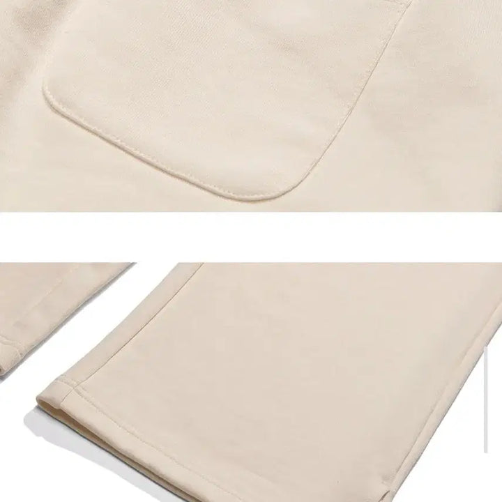 [BUNJANG] CNN Wide Pants (Black) / CNN 와이드팬츠 (블랙컬러)