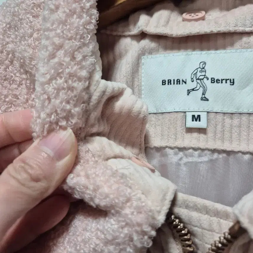 [BUNJANG] OOTT Pink Corduroy Jumper / (세일)(새상품)브랜드 OOTT. 핑크 코듀로이 점퍼