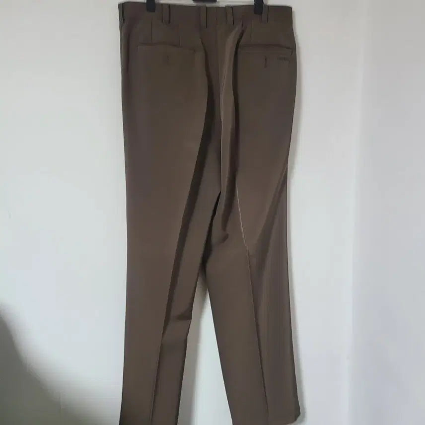 [BUNJANG] Brown Pleated Suit Pants 32 / 브라운 핀턱 정장 바지32
