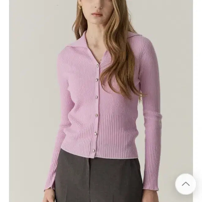 [BUNJANG] MICHAA V-Neck Knit Sweater / 미샤 여성 브이넥 카라 니트 핑크 55