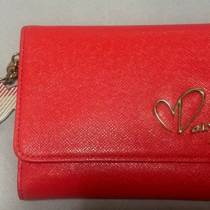 [BUNJANG] Daks Women's Heart Logo Point Wallet / 닥스 여성 반지갑(정가18.8만 / 하트로고 포인트)