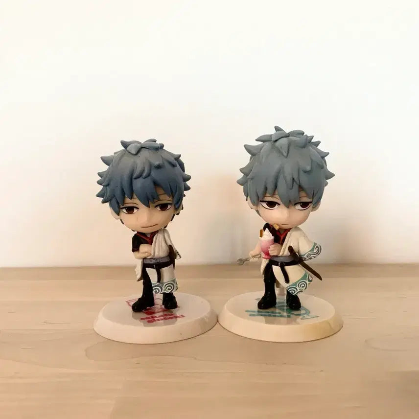 [BUNJANG] Gintama Sakata Gintoki Chibi Kyun Figure Bundle Set / 은혼 사카타 긴토키 피규어 치비큥 2종 일괄
