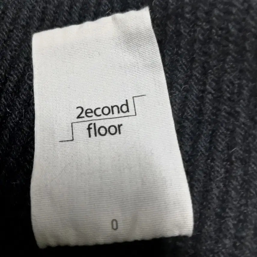 [BUNJANG] Hansum Second Floor Black Mohair Long Coat / 한섬 세켄플로어 블랙 모헤어 롱 코트