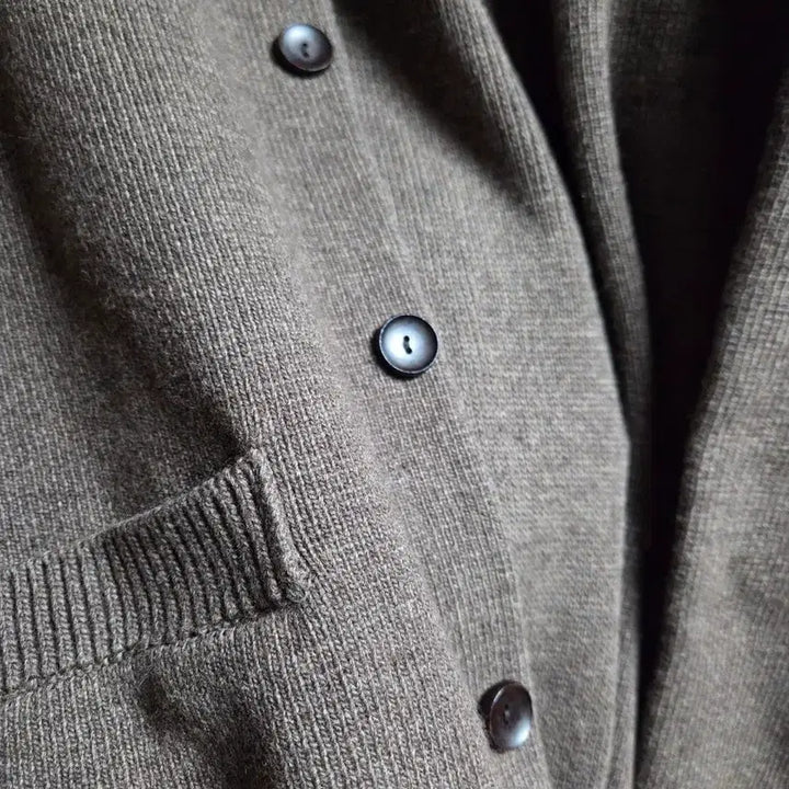 [BUNJANG] Malen Wool Cashmere Knit Cardigan Brown / malen 말렌 울 캐시미어 니트 가디건 브라운 1
