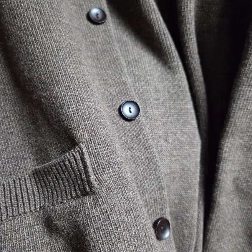 [BUNJANG] Malen Wool Cashmere Knit Cardigan Brown / malen 말렌 울 캐시미어 니트 가디건 브라운 1
