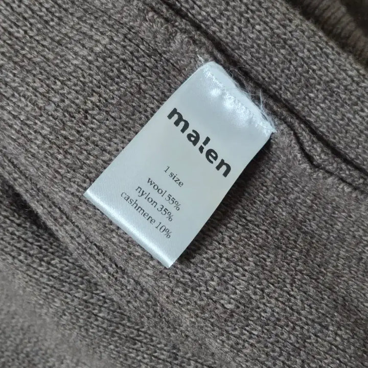 [BUNJANG] Malen Wool Cashmere Knit Cardigan Brown / malen 말렌 울 캐시미어 니트 가디건 브라운 1