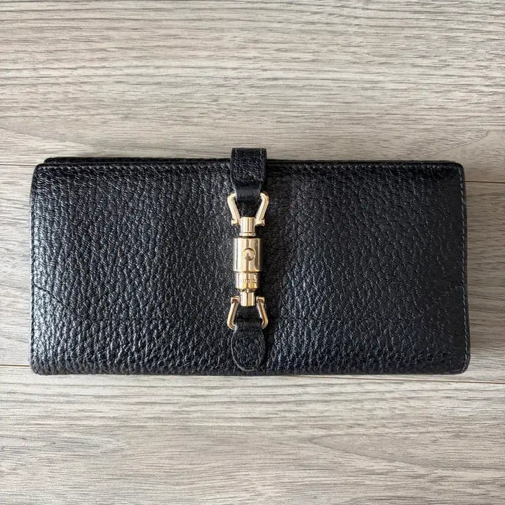 [SOLD OUT] GUCCI 블랙 레더 장지갑