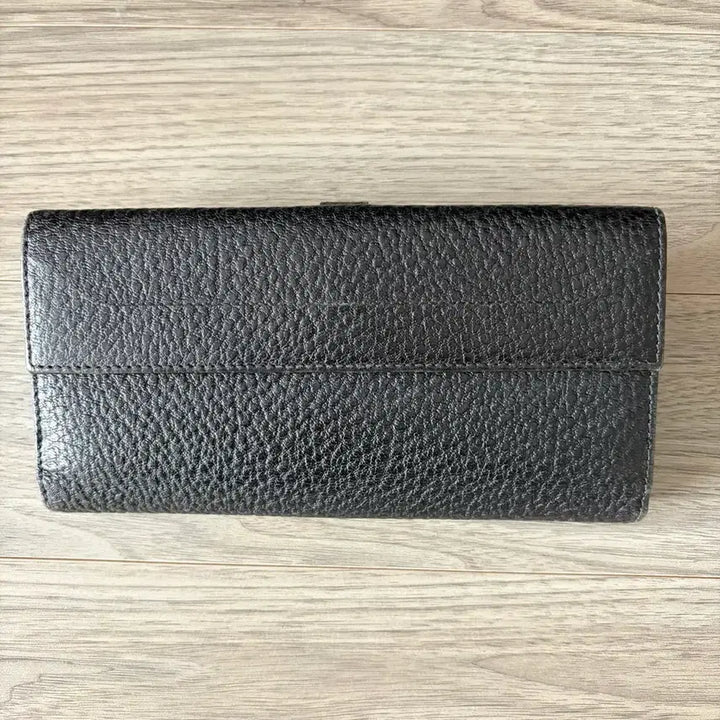 [SOLD OUT] GUCCI 블랙 레더 장지갑