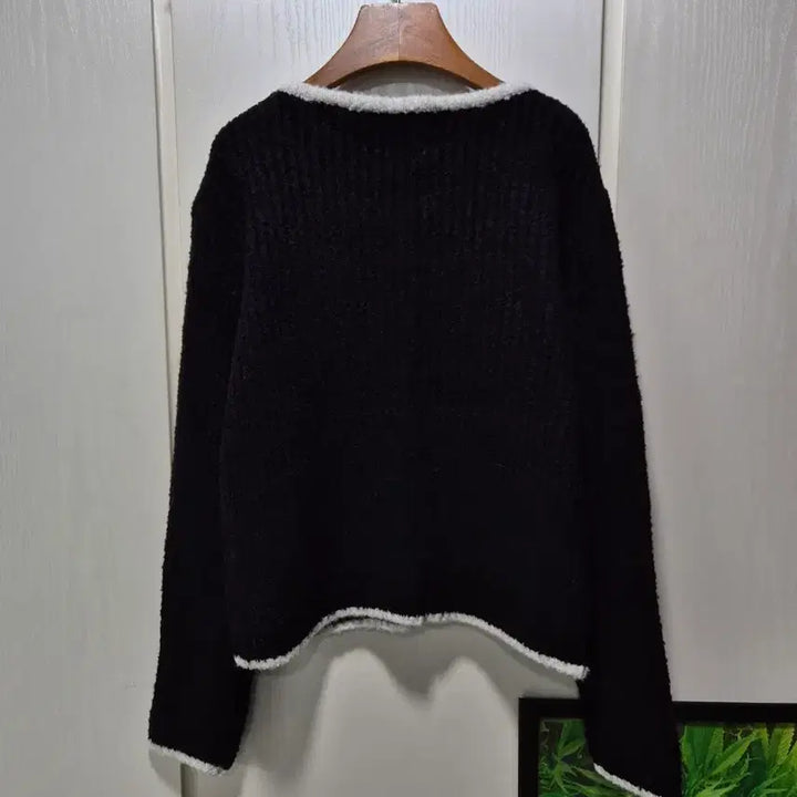 [BUNJANG] Brace Girl Black Tweed Cardigan / (세일)(새상품)빈티지 브래이시걸 블랙 트위드 가디건