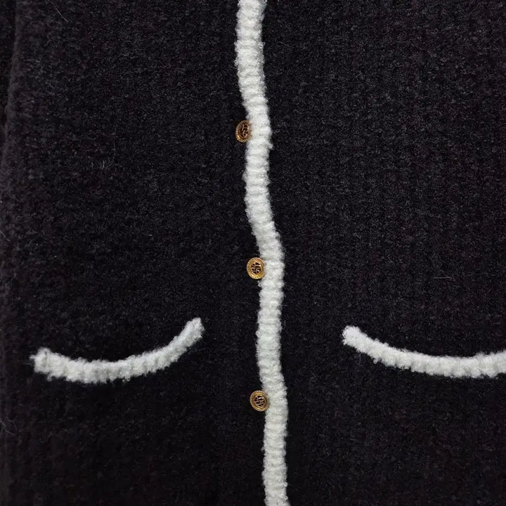 [BUNJANG] Brace Girl Black Tweed Cardigan / (세일)(새상품)빈티지 브래이시걸 블랙 트위드 가디건