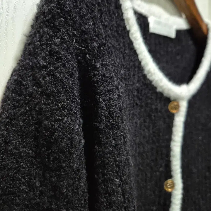 [BUNJANG] Brace Girl Black Tweed Cardigan / (세일)(새상품)빈티지 브래이시걸 블랙 트위드 가디건
