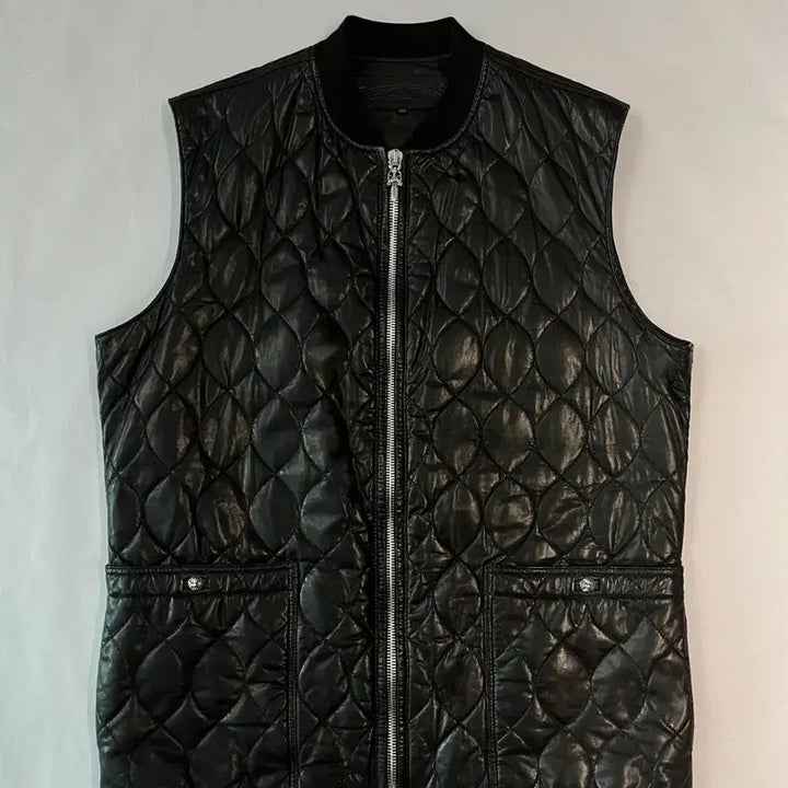 [BUNJANG] Chrome Hearts Leather Vest / 크롬하츠 가죽 베스트 라지 Chrome Hearts Vest