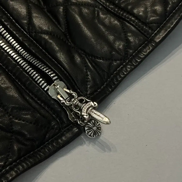 [BUNJANG] Chrome Hearts Leather Vest / 크롬하츠 가죽 베스트 라지 Chrome Hearts Vest