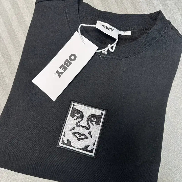 [BUNJANG] Obey Icon Extra Heavy 2 Crewneck Sweatshirt / L) 오베이 아이콘 엑스트라헤비 2 크루넥 맨투맨