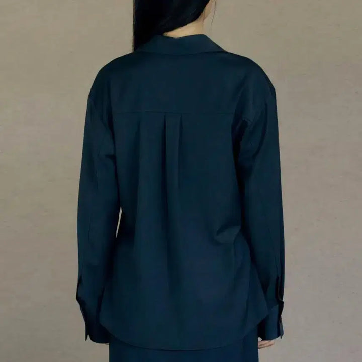 [BUNJANG] LOW CLASSIC Wide Collar Wool Shirt / 로우클래식(LOW CLASSIC) 와이드카라 울셔츠 55-66