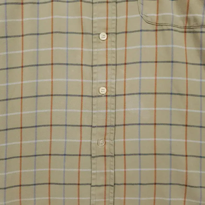 [BUNJANG] Burberry London Nova Check Button-Down Shirt (Size L) / 실측 L) 버버리 런던 크레스트 포켓 멀티컬러 버튼다운 노바체크 셔츠