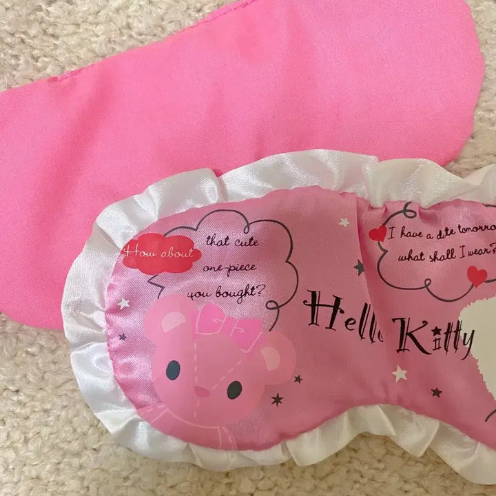 [BUNJANG] Vintage Hello Kitty Sleep Mask / 고전키티 수면안대