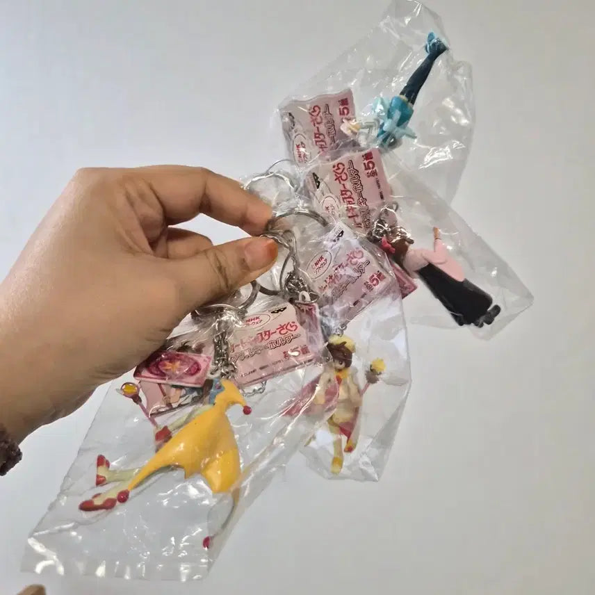 [BUNJANG] Cardcaptor Sakura Vintage Figure Keychain / 고전 카드캡터체리 피규어키링