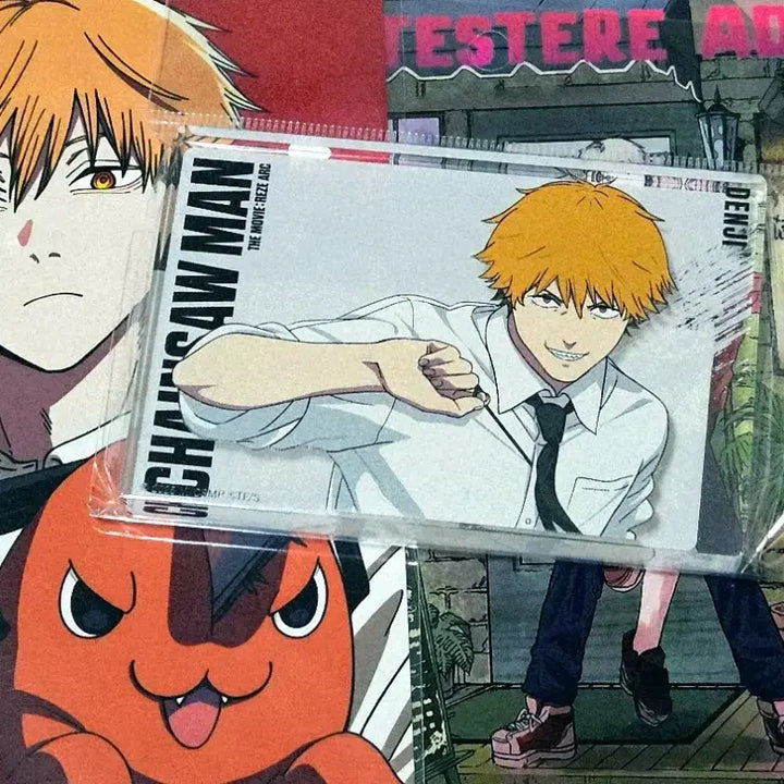 [BUNJANG] Chainsaw Man Denji Baseyard Acrylic Block / 체인소맨 레제편 극장판 일본 베이스야드 팝업 덴지 한정 아크릴 블록