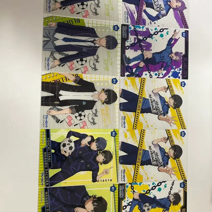 [BUNJANG] Blue Lock Bundle Set Clear Card / 블루록 클리어 카드 일괄