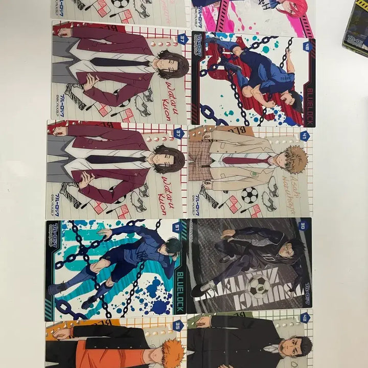 [BUNJANG] Blue Lock Bundle Set Clear Card / 블루록 클리어 카드 일괄