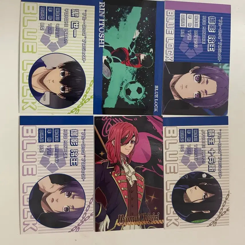 [BUNJANG] Blue Lock Bundle Set Clear Card / 블루록 클리어 카드 일괄