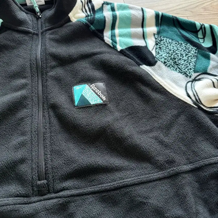 [BUNJANG] Reebok Fleece Half-Zip Pullover / 리복 정품 플리스 반집업 새제품 오버핏 M(100-105)