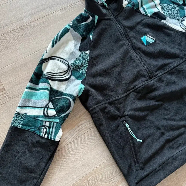 [BUNJANG] Reebok Fleece Half-Zip Pullover / 리복 정품 플리스 반집업 새제품 오버핏 M(100-105)