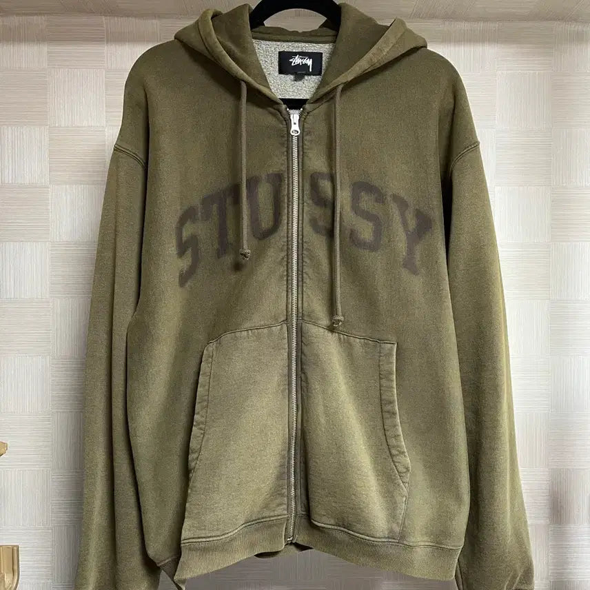 [BUNJANG] Stussy Faded Graphic Zip Hoodie / 스투시 페이디드 그래픽 집 후드