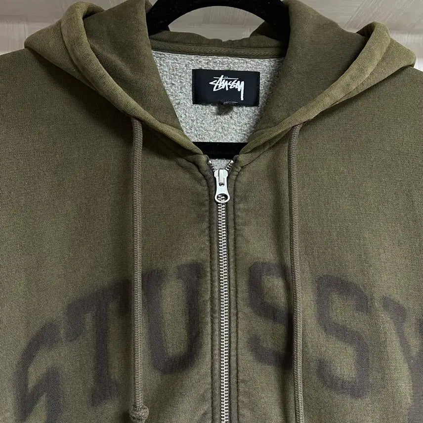 [BUNJANG] Stussy Faded Graphic Zip Hoodie / 스투시 페이디드 그래픽 집 후드