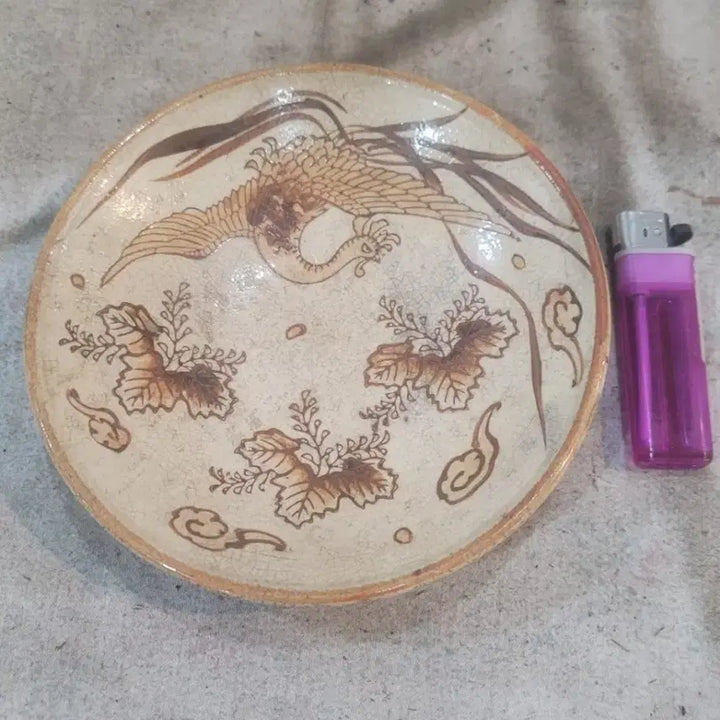 [BUNJANG] Vintage Pottery Plate / 고도자기 / 연대좋고 문양좋은 도자기 접시